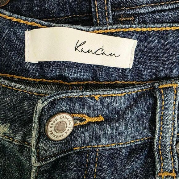 KanCan Distressed High Rise Jean Shorts 11/29 - Picture 5 of 7